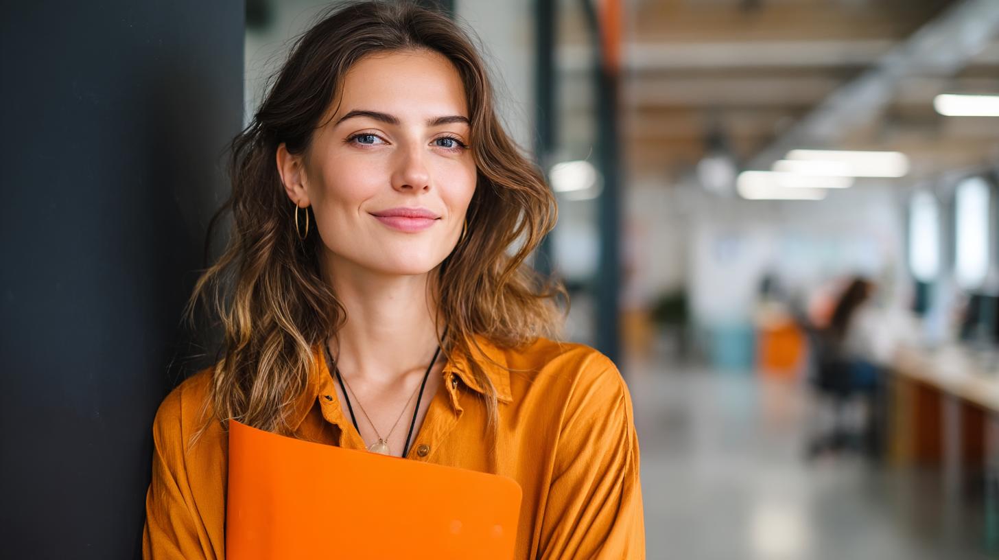 Junge Frau im modernen Büro – Symbol für professionelle Personalvermittlung in Berlin