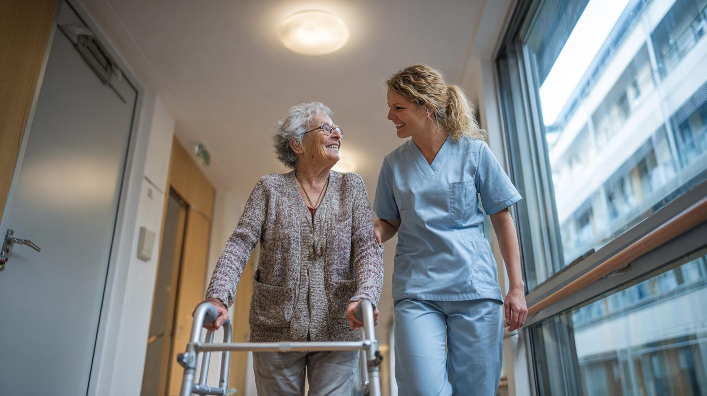 Gesundheits- und Krankenpflegehelfer Altenpflegehelfer bei HRConnect Group – Teamarbeit in moderner Pflegeeinrichtung