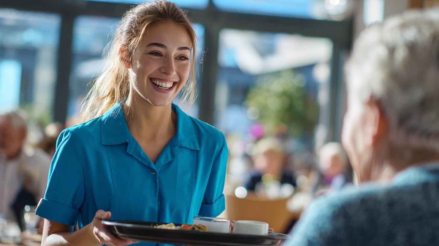 Gesundheits- und Krankenpflegehelfer/Altenpflegehelfer im modernen Krankenhaus bei der Patientenbetreuung