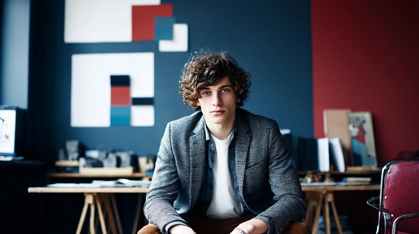 Mann reflektiert über Angst vor dem Jobstart und findet innere Ruhe